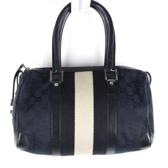 Gucci Handbags - Gucci Black Monogram Speedy Bag